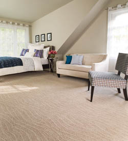 Carpet in bedroom from Home Floor Designs servicing in Indianapolis and Ft. Meyers area 